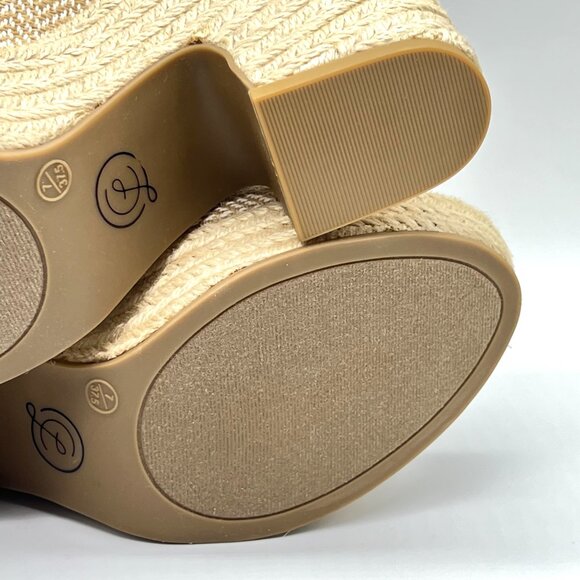 Chinese Laundry‎ Womens Size 7 Espadrilles Wedge Platforms Sandals Shoes - Picture 11 of 16